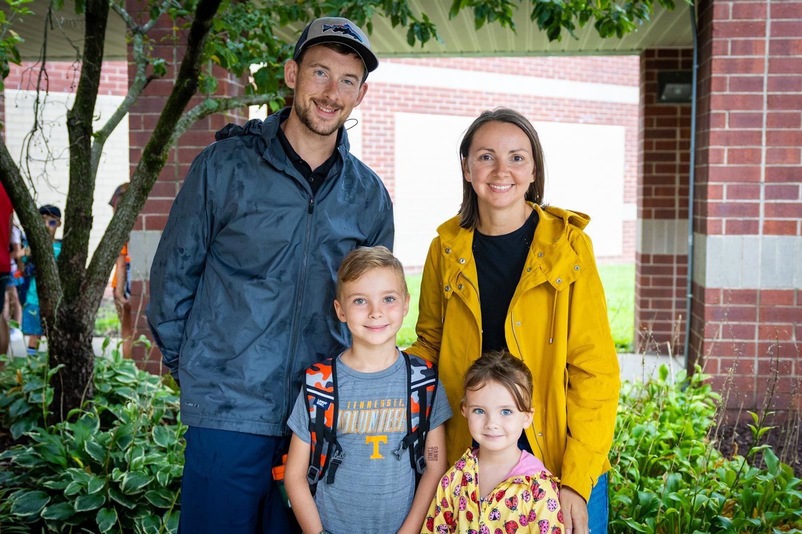 family smiling